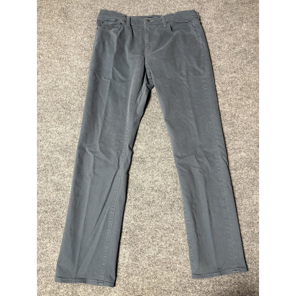 J.CREW Jeans Mens 34x32 Blue Slim Straight Flex Stretch Denim Medium Wash